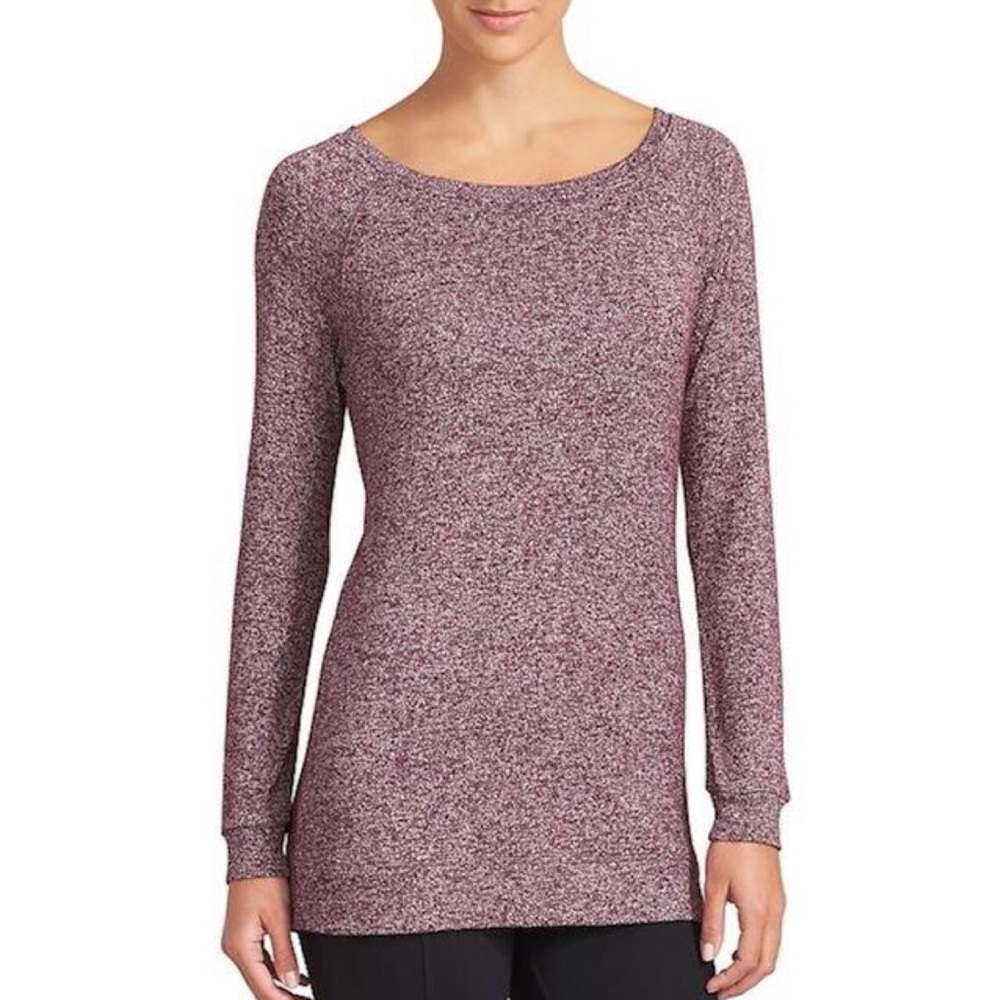 Athleta Pose Heathered Long Sleeve Top